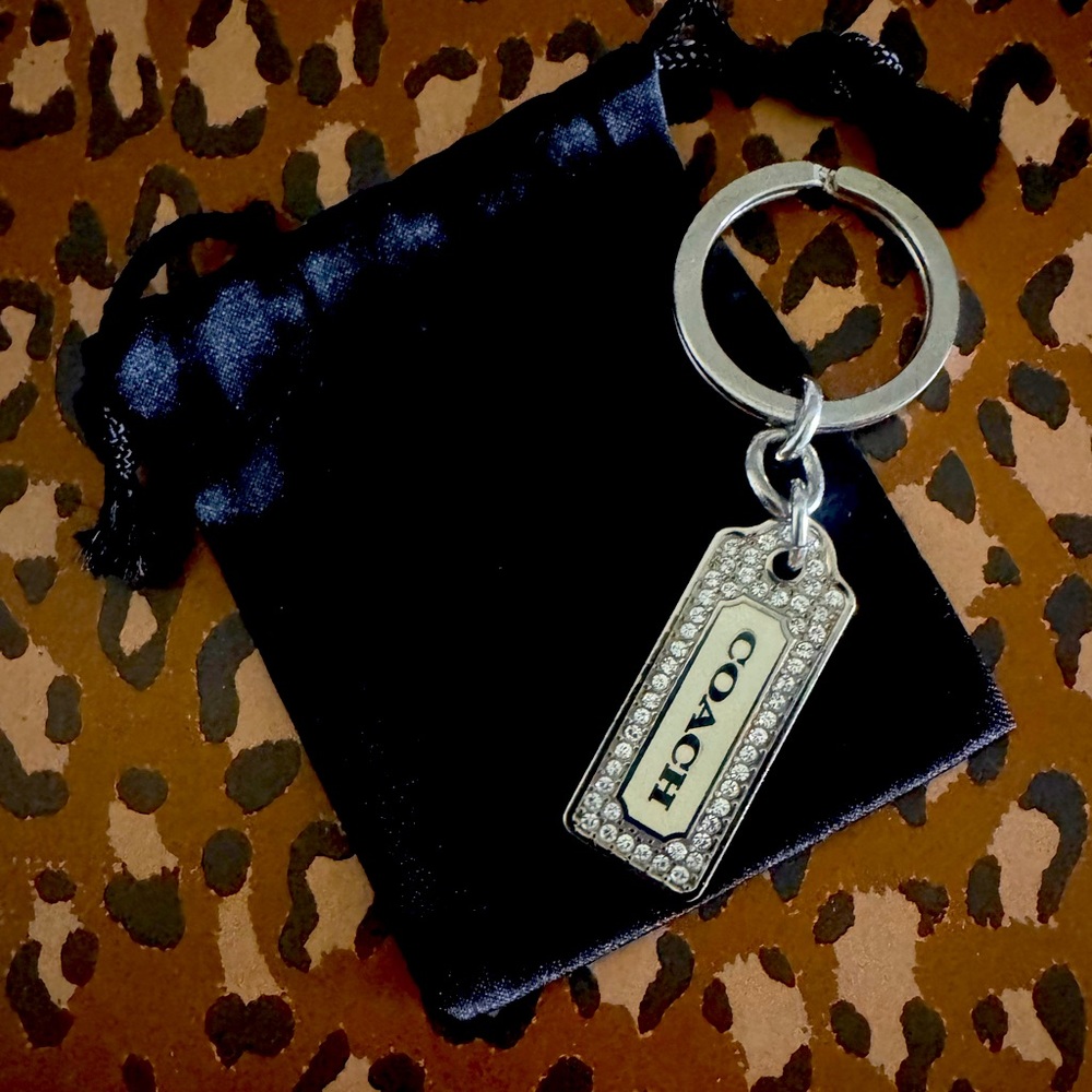 Coach Silver Pace Keychain